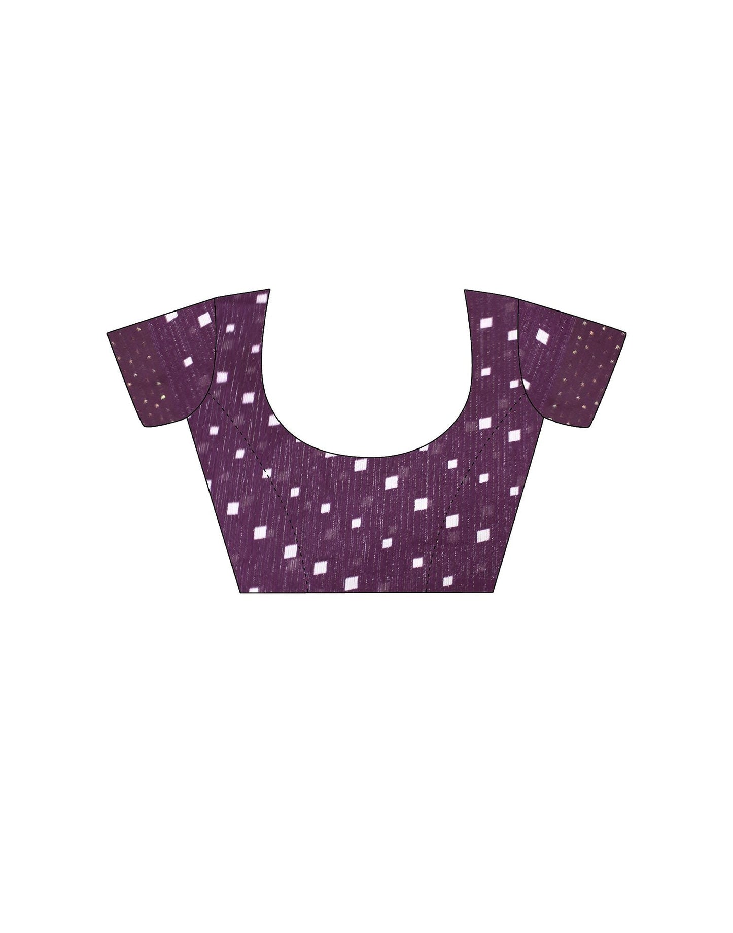 Wine Printed Georgette Saree