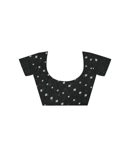 Multicoloured Printed Georgette Saree