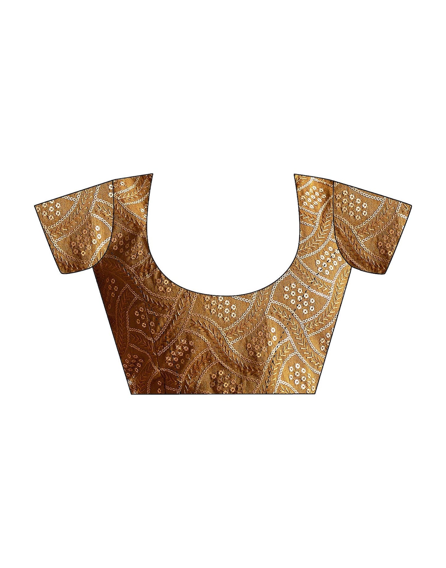 Black Printed Georgette Saree