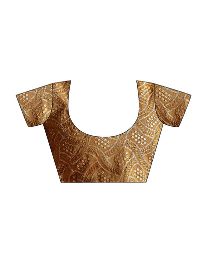 Black Printed Georgette Saree