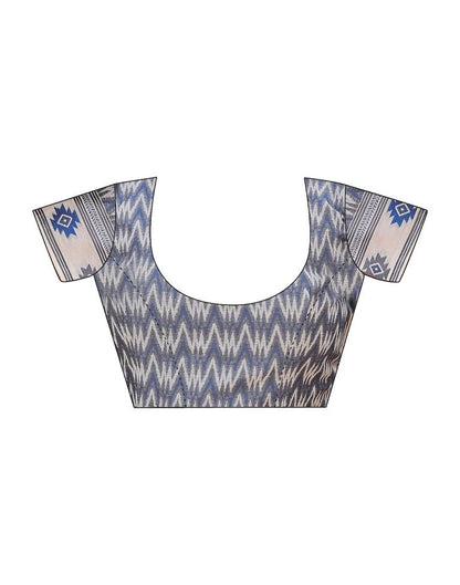 Beige Silk Plain Saree