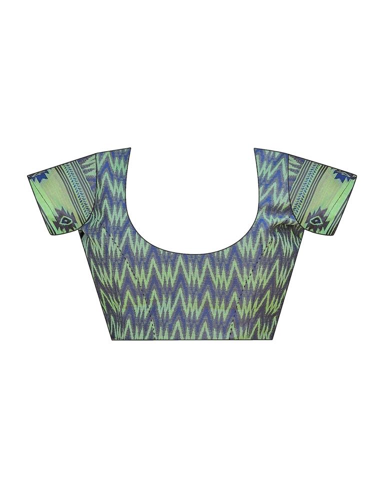 Pista Green Silk Plain Saree