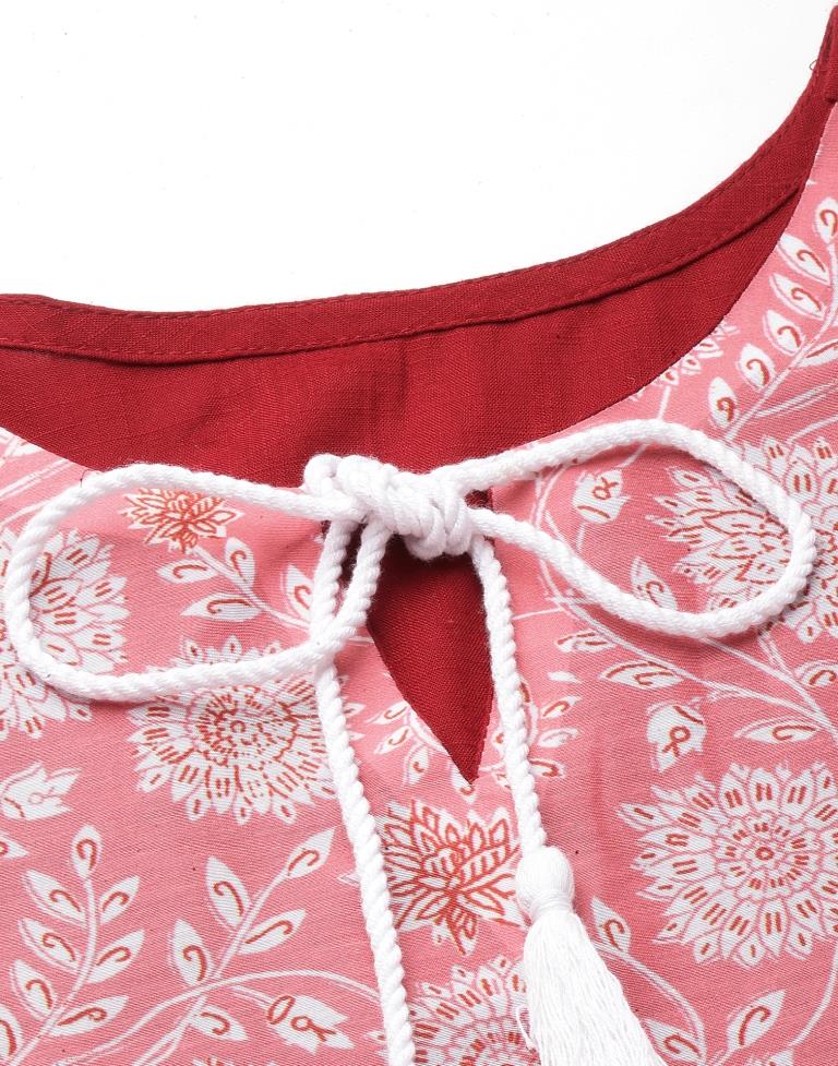 Red Gathered Top | Sudathi