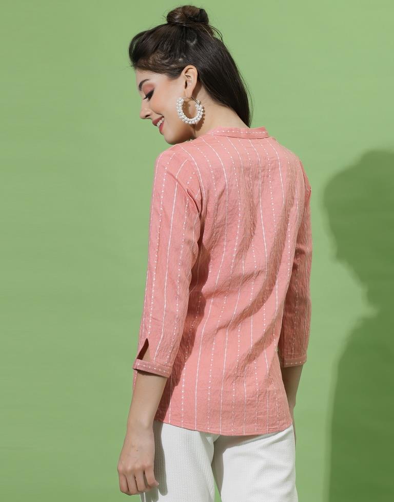 Pink Woven Shirt | Sudathi