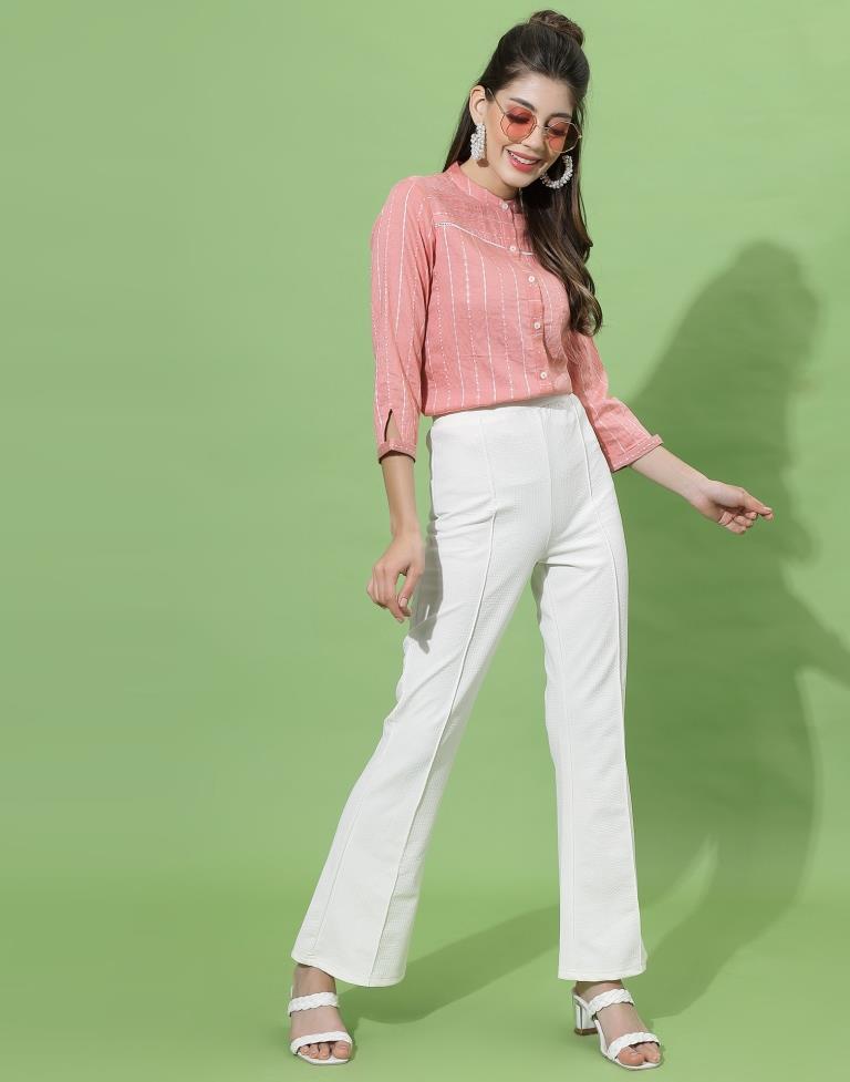 Pink Woven Shirt | Sudathi