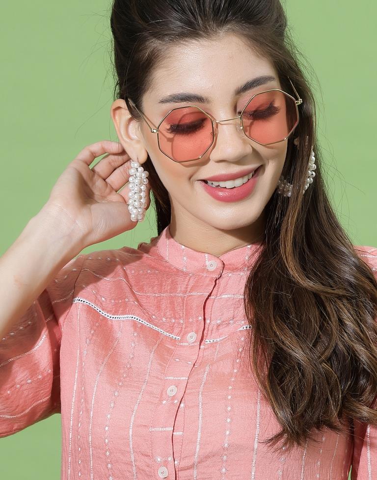 Pink Woven Shirt | Sudathi