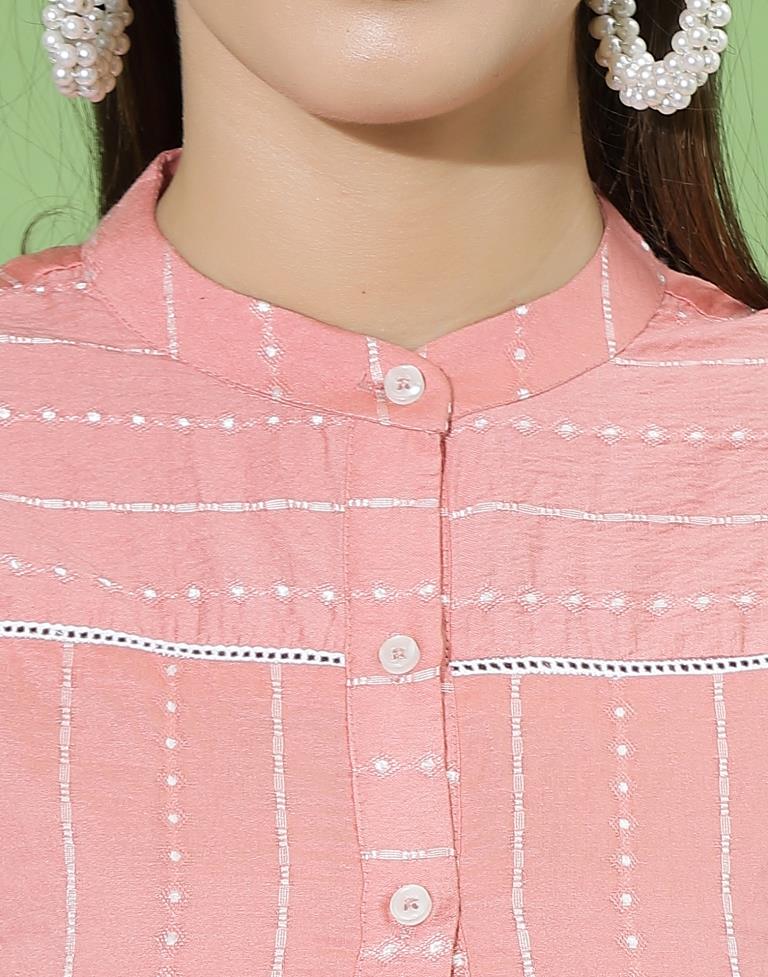 Pink Woven Shirt | Sudathi