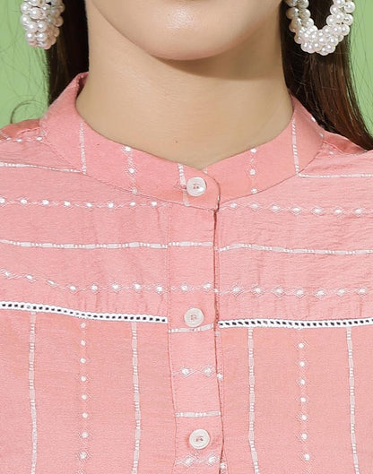 Pink Woven Shirt | Sudathi