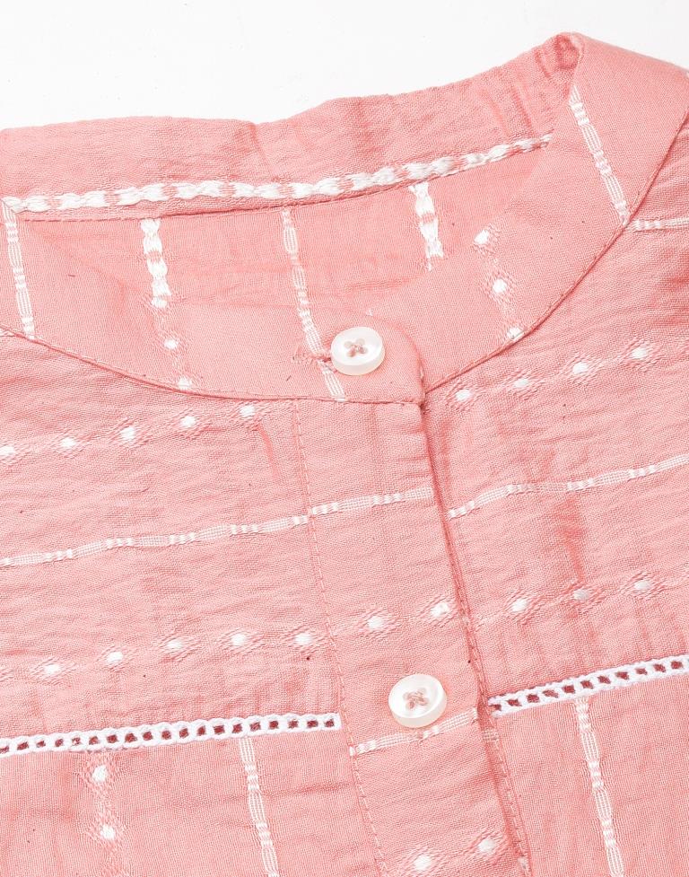 Pink Woven Shirt | Sudathi