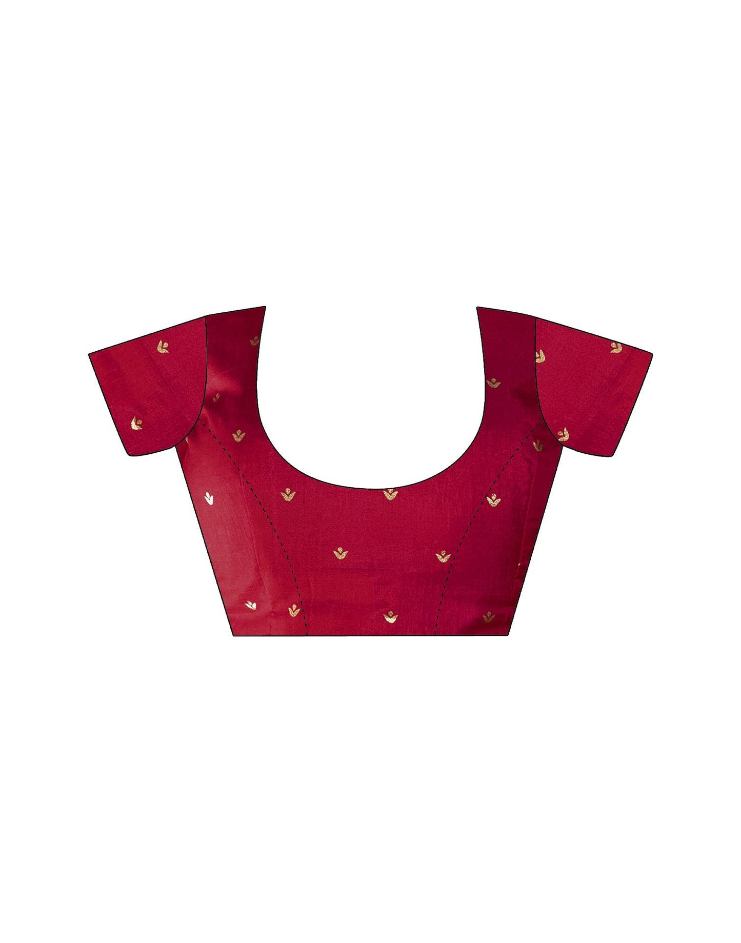 Light Pink Printed Silk Saree