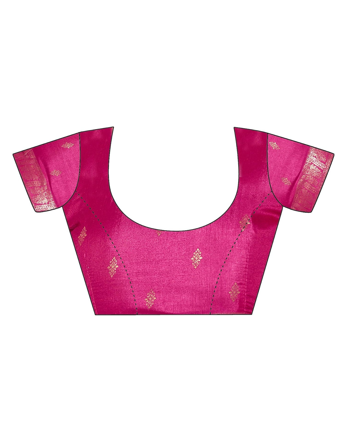 Turmeric Printed Silk Saree