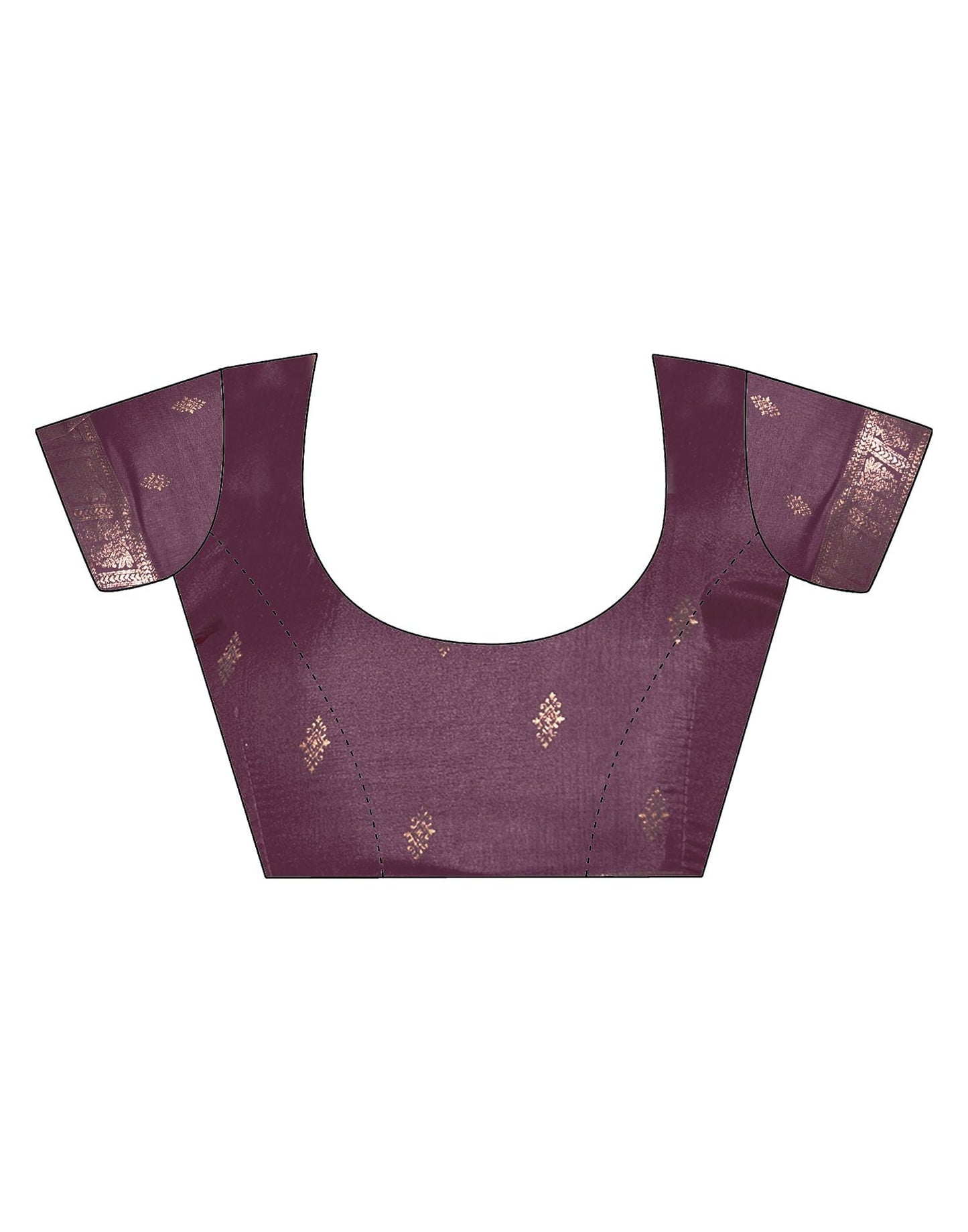 Rose Pink Printed Silk Saree