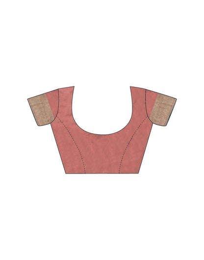 Rose Pink Silk Woven Saree