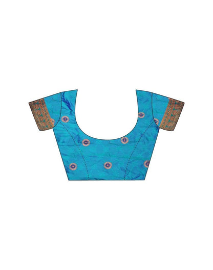 Purple Silk Plain Saree