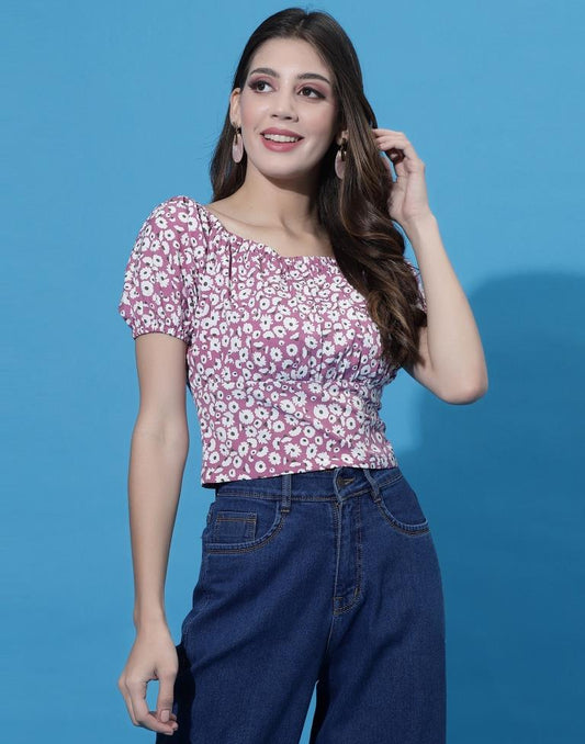 Pink Floral Top | Sudathi
