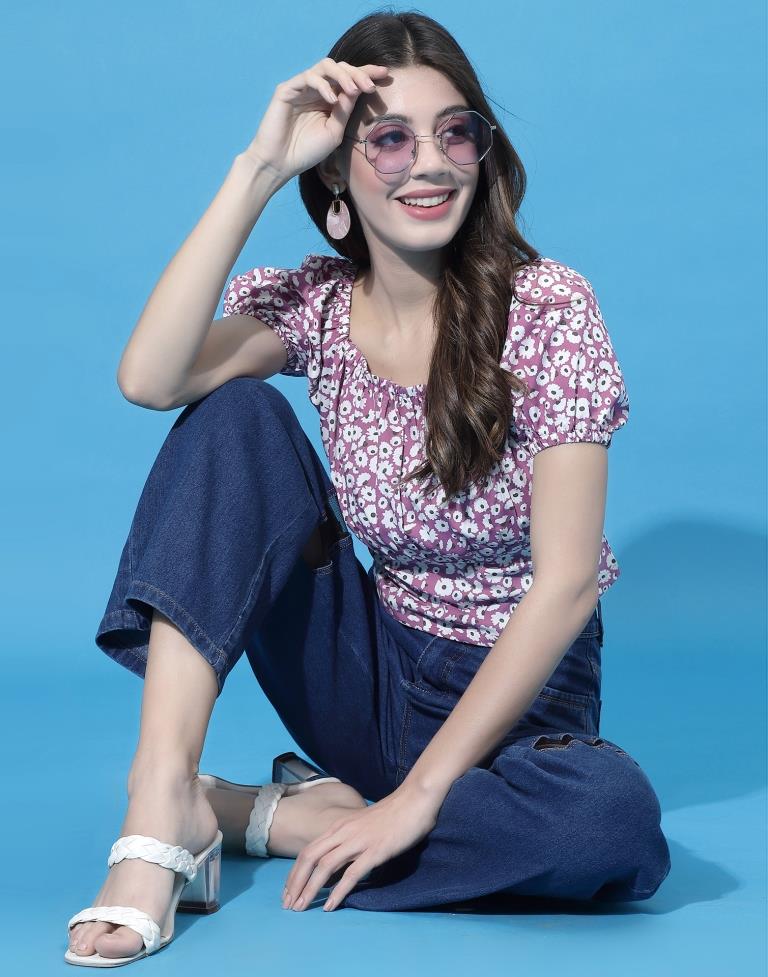 Pink Floral Top | Sudathi