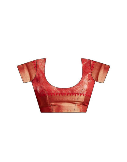 Red Silk Kanjivaram Saree