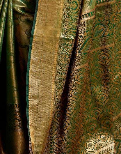 Green Silk Kanjivaram Saree