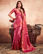 Rani Pink Silk Kanjivaram Saree