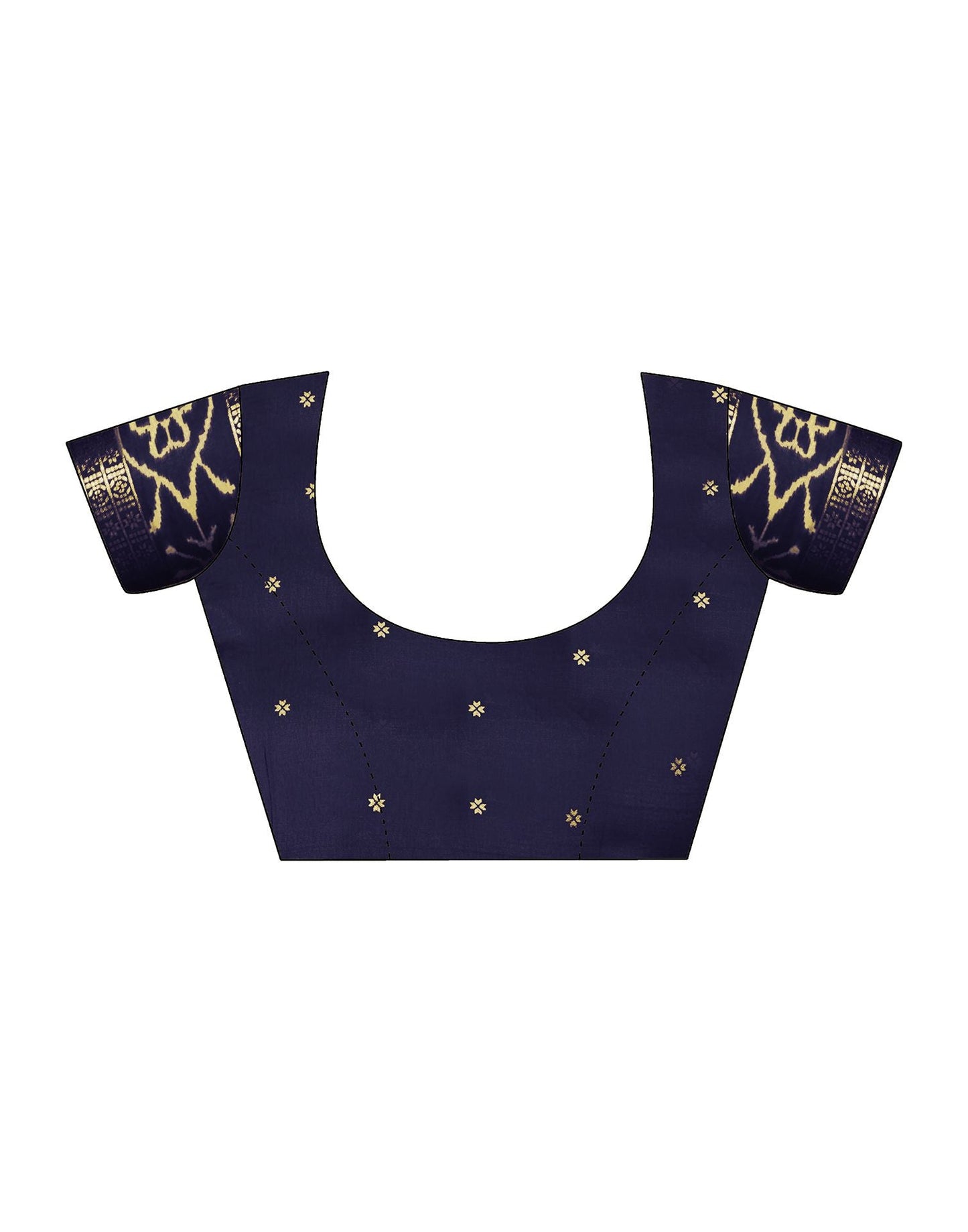 Rani Pink Printed Silk Saree