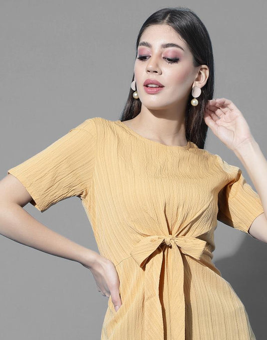 Yellow Knot Top | Leemboodi