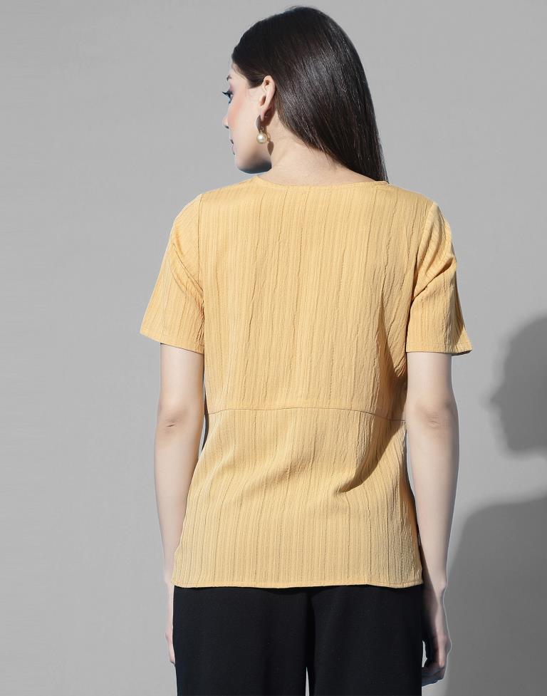 Yellow Knot Top | Leemboodi