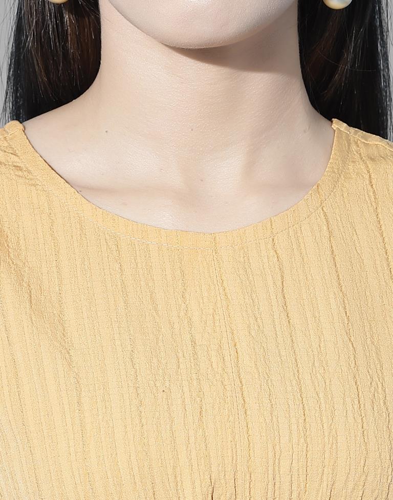 Yellow Knot Top | Leemboodi