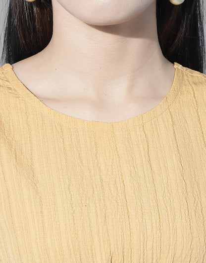 Yellow Knot Top | Leemboodi