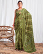 Mehndi Green Silk Printed Saree