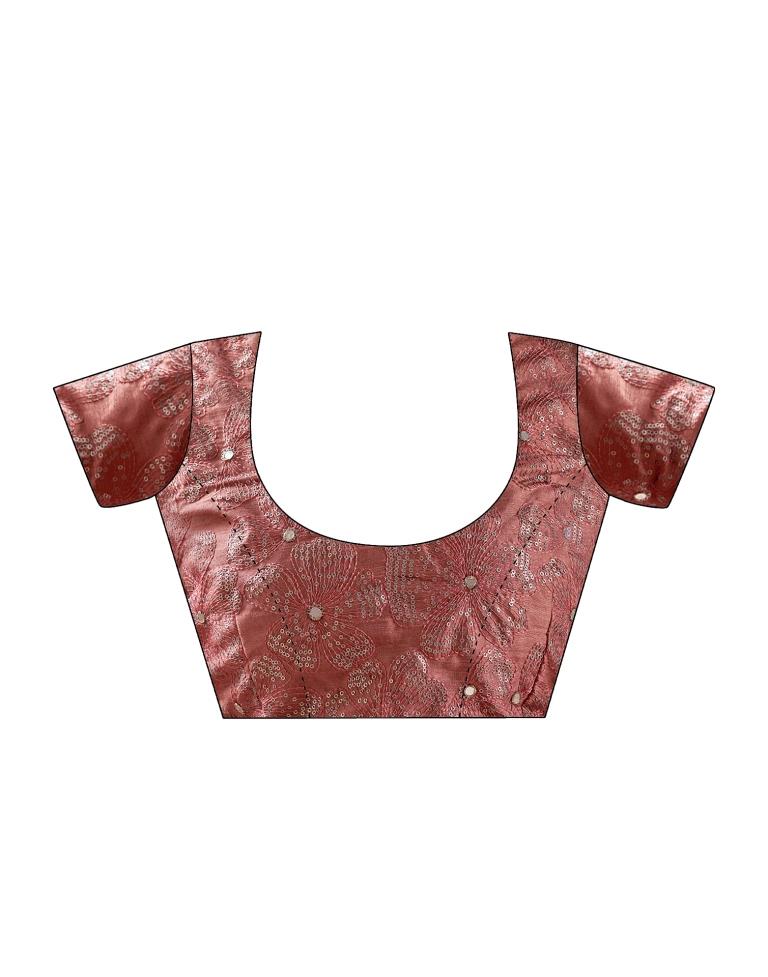 Light Yellow Chiffon Plain Saree