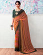 Multicoloured  Georgette Printed Saree