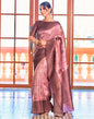 Pink Silk Printed Saree