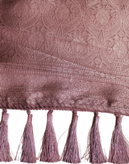 Pink Silk Printed Saree