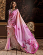 Pink Silk Printed Saree