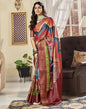 Multi Silk Printed Saree