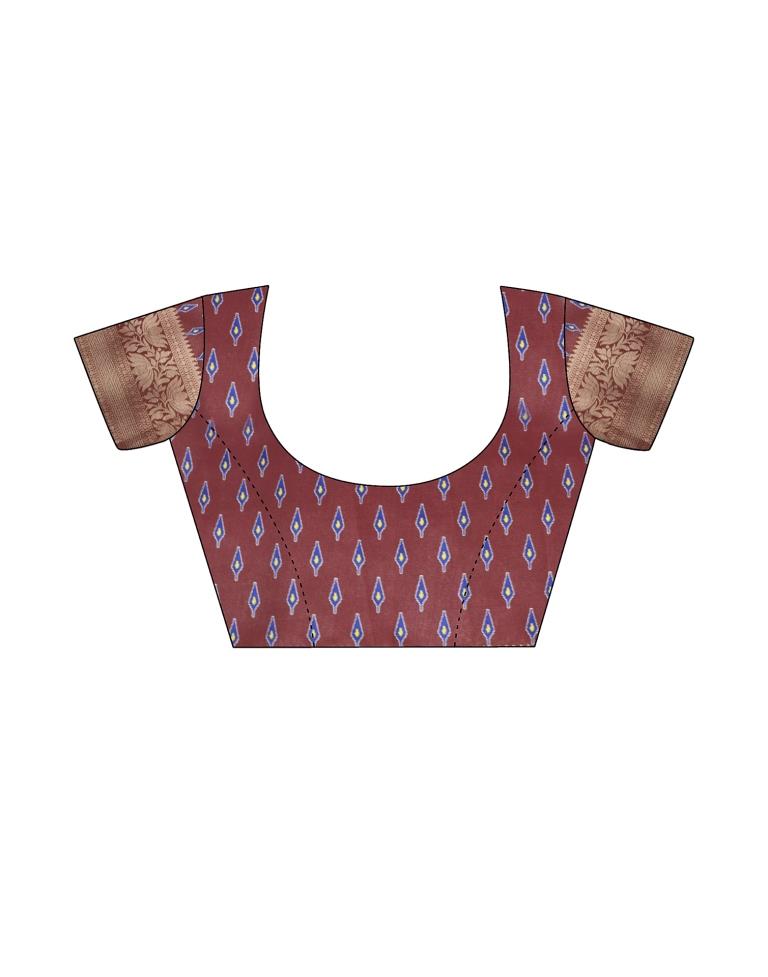 Multi Silk Printed Saree