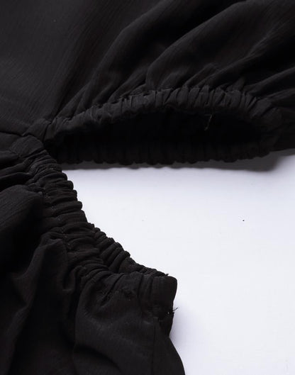 Black One Sholder Dress | Leemboodi