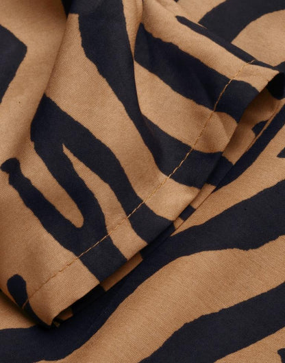 Rust Animal Print Knot Dress | Sudathi