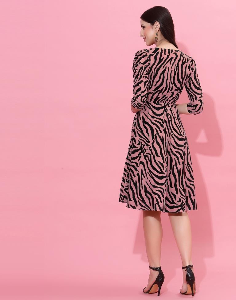 Pink Fit & Flare Dress | Sudathi