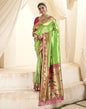 Green Silk Woven Saree