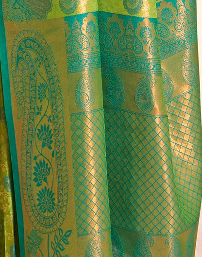 Green Silk Woven Saree