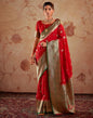 Red Silk Banarasi Saree