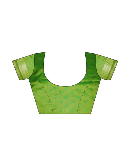 Green Silk Weaving Saree