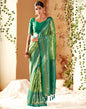 Green Silk Weaving Saree