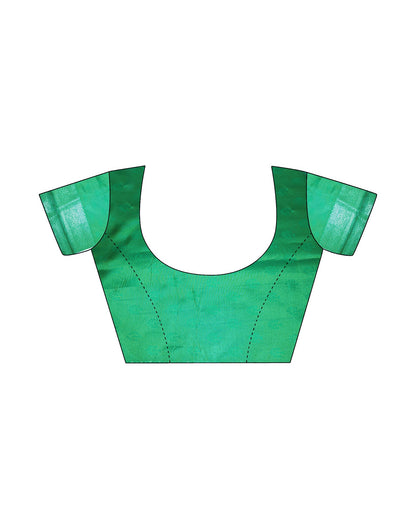 Green Silk Weaving Saree