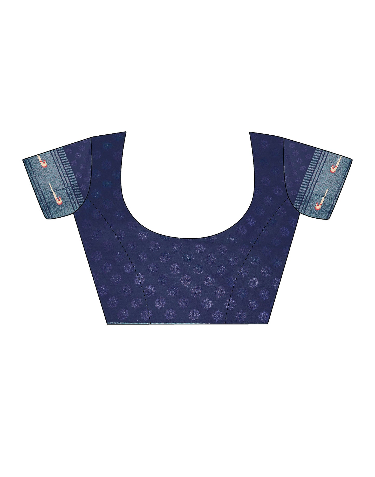 Dark Blue Silk Weaving Saree