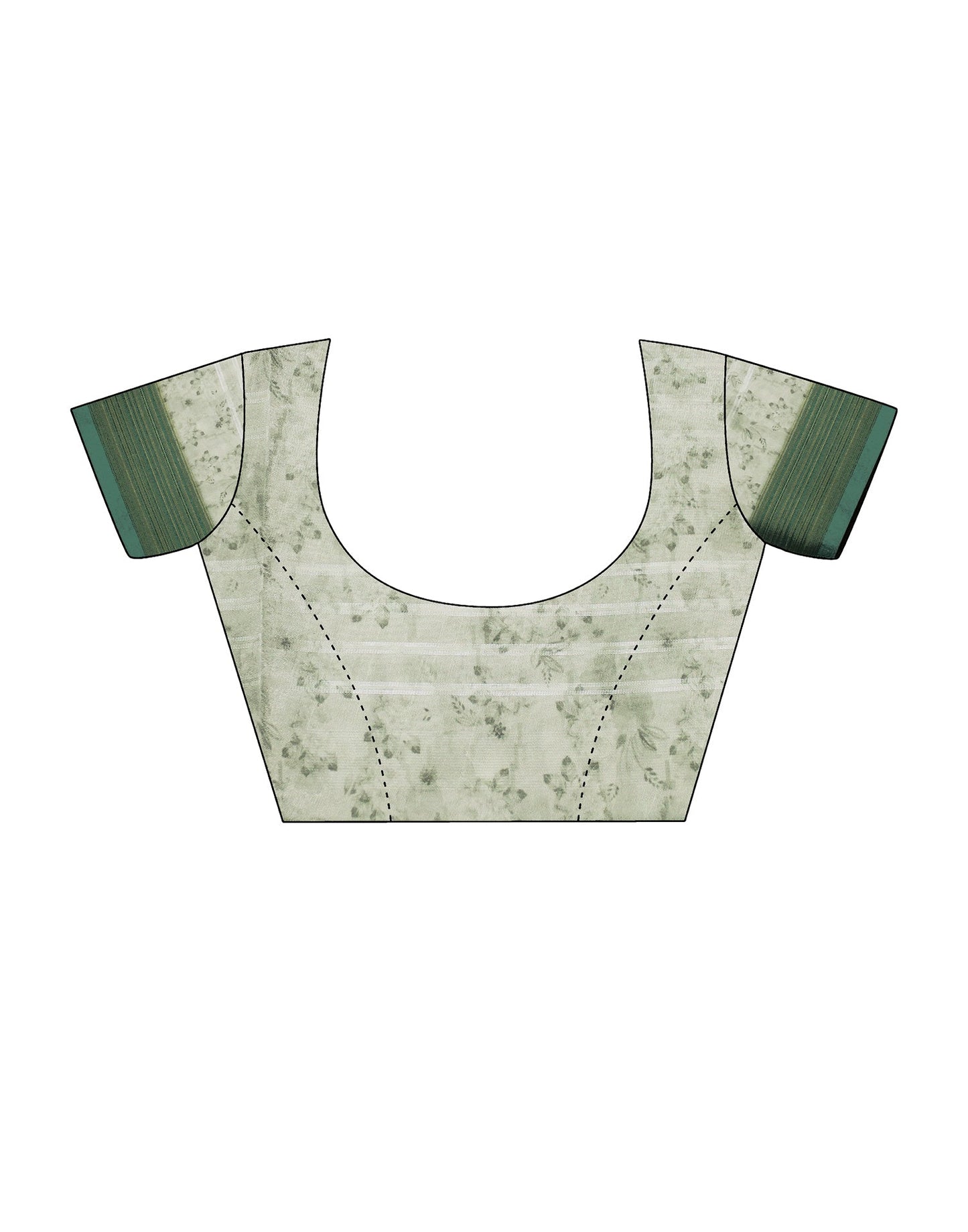 Multicoloured Silk Printed Saree