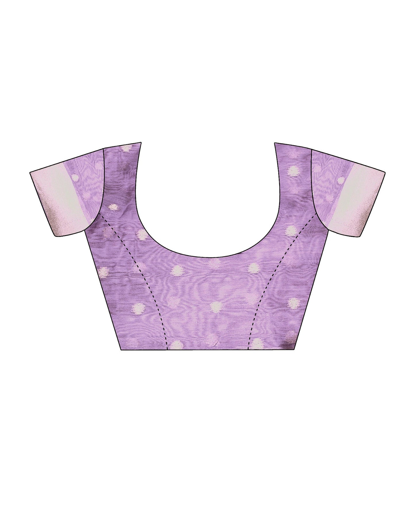 Lavender Cotton Weaving Saree