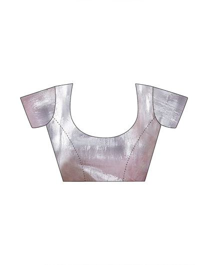 Navy Blue Georgette Printed Saree