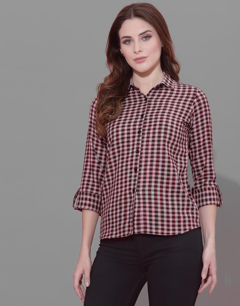 Black And Red Checkered Shirt | Sudathi
